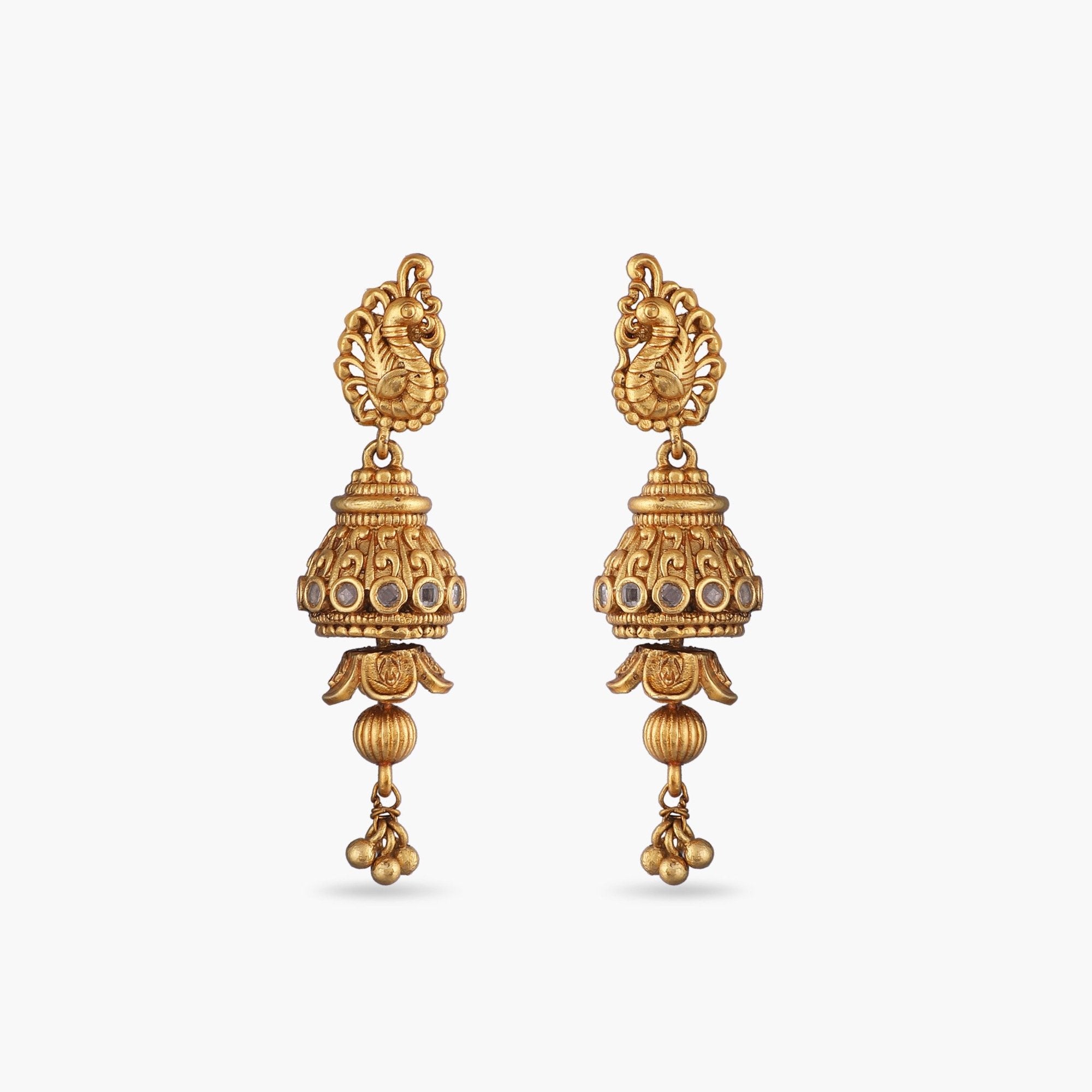 Golden Tops Earrings for Ladies - Dazzle Accessories