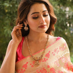 Mrinali Antique Long Necklace Set