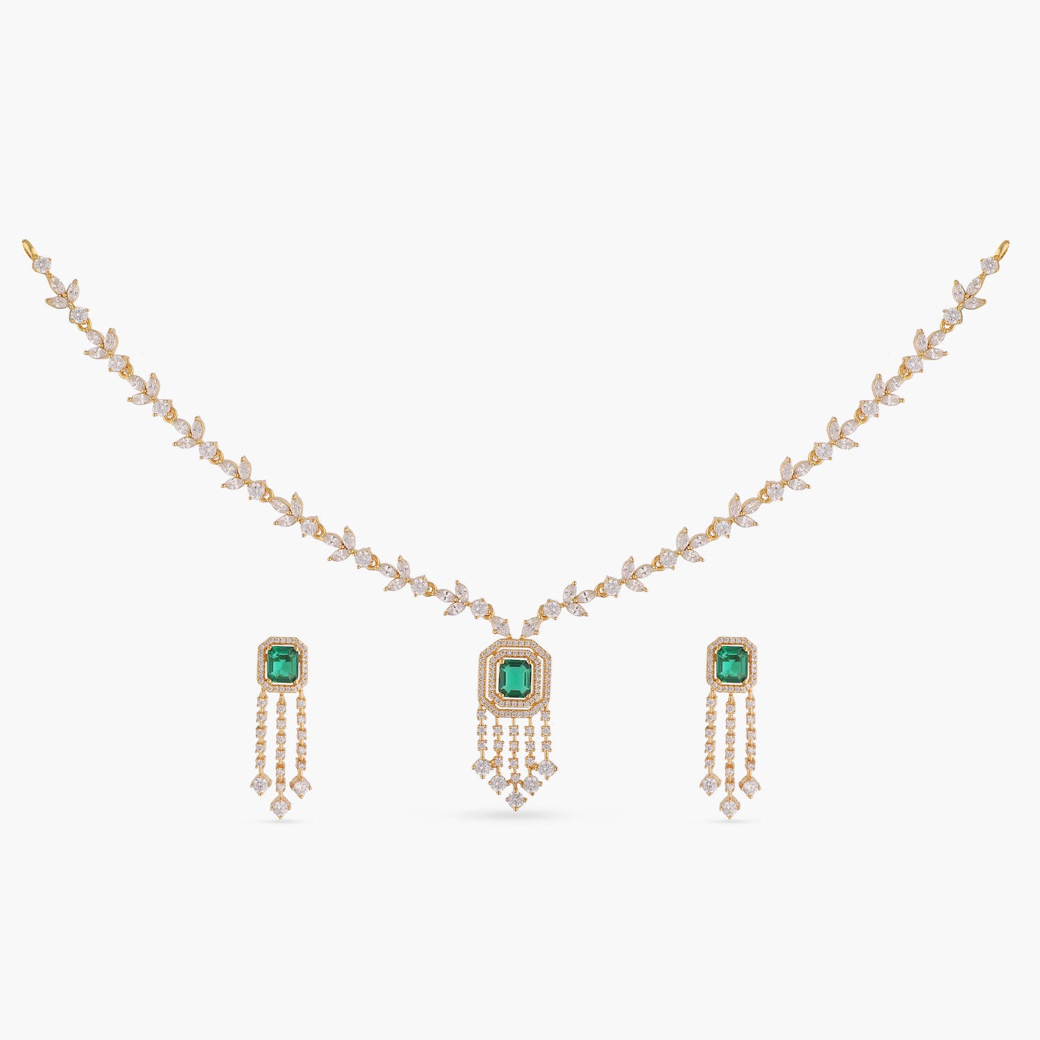 Mireille Delicate CZ Necklace Set