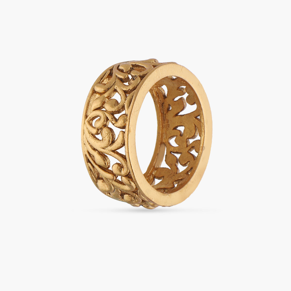 Hestia Gold Plated Tribal Ring