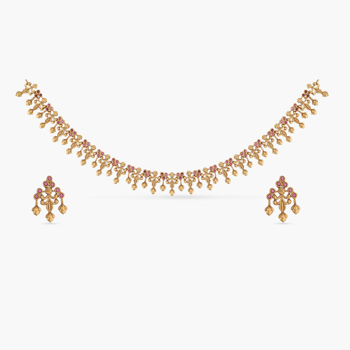 Alala Gold Plated Tribal Necklace Set