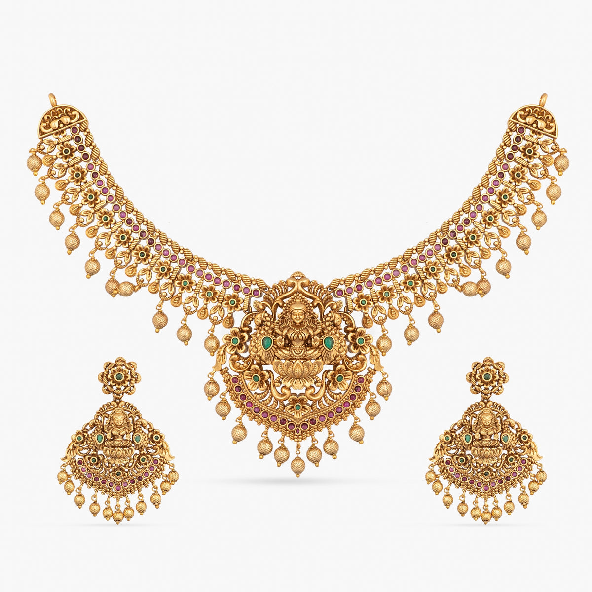 Bhagya Antique Necklace Set