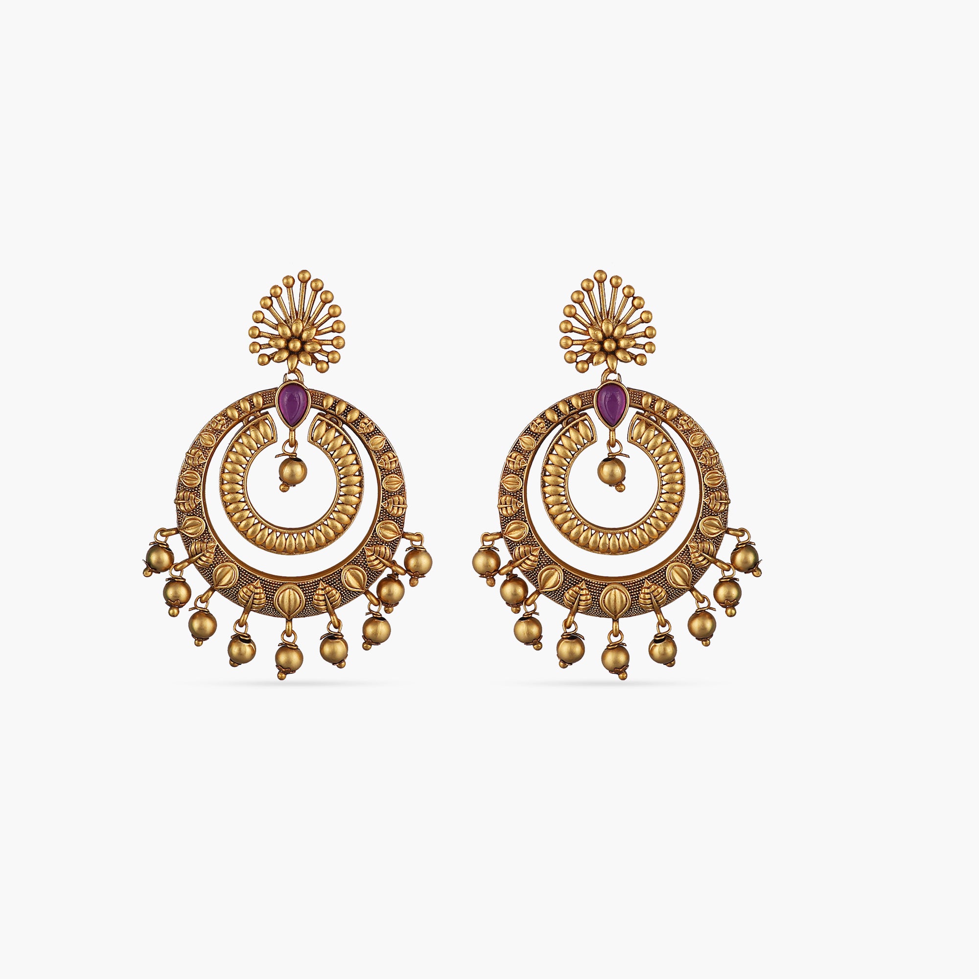 Buy Kalpa Antique Chandbali Earrings Tarinika Tarinika India