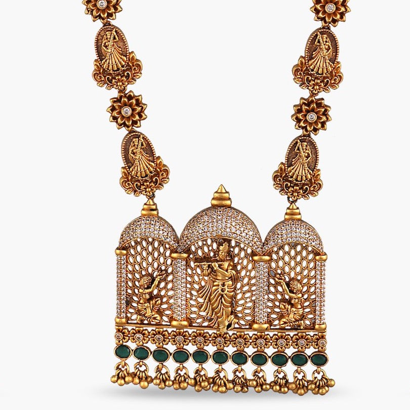 Mihar Antique Long Necklace Set