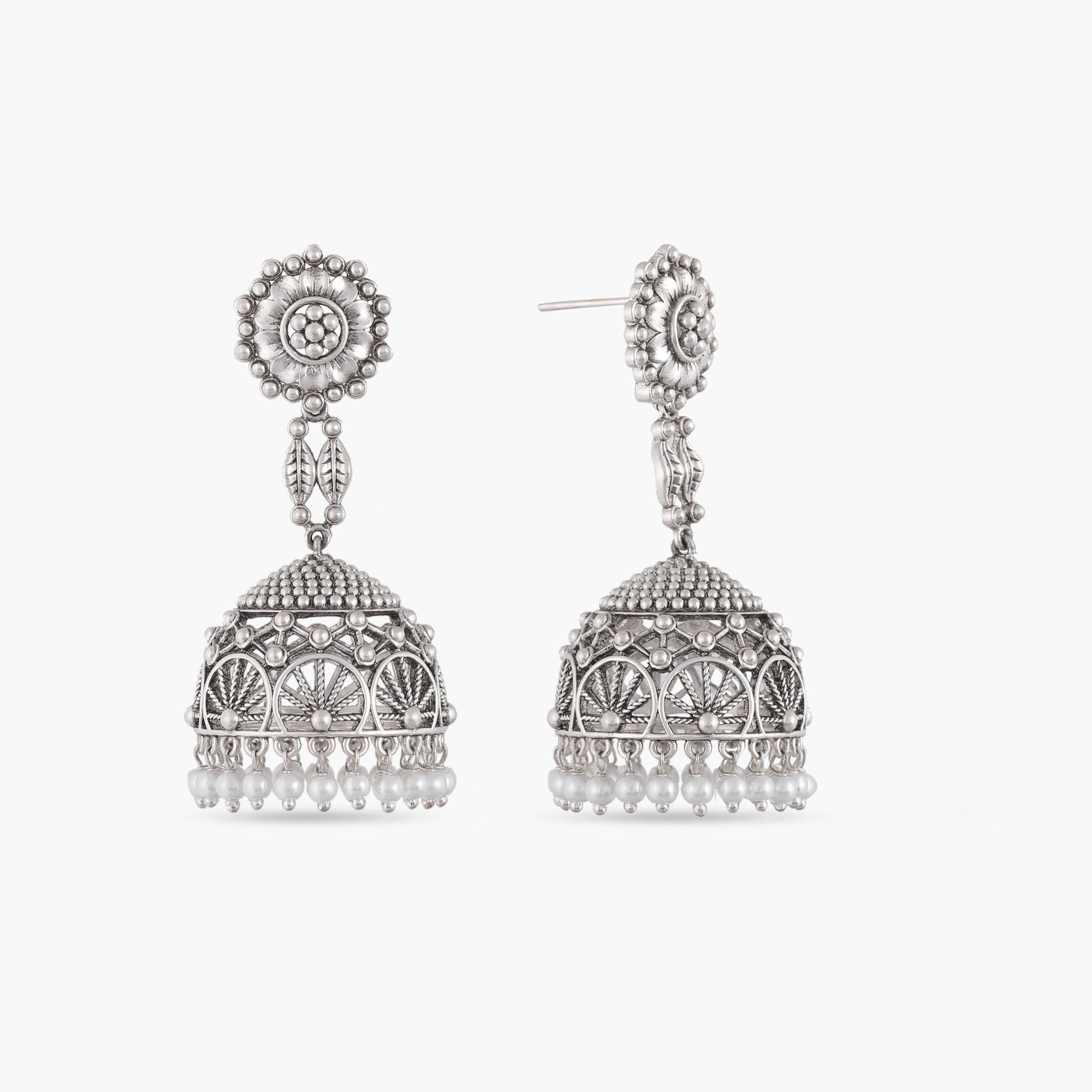 Update more than 178 silver jhumka earrings online india latest