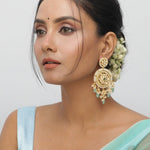 Bhavana Grand Kundan Chandbali Earrings