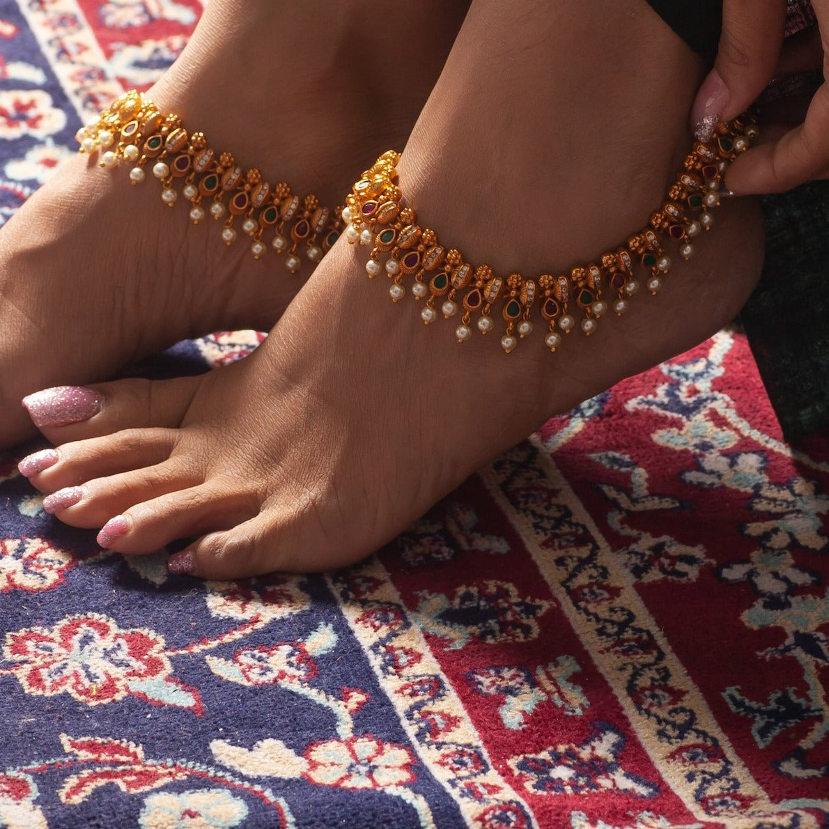 Dina Antique Anklets