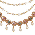 Antique Gold-Plated Trisha Ear Chain 