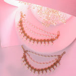 Antique Gold-Plated Trisha Ear Chain 