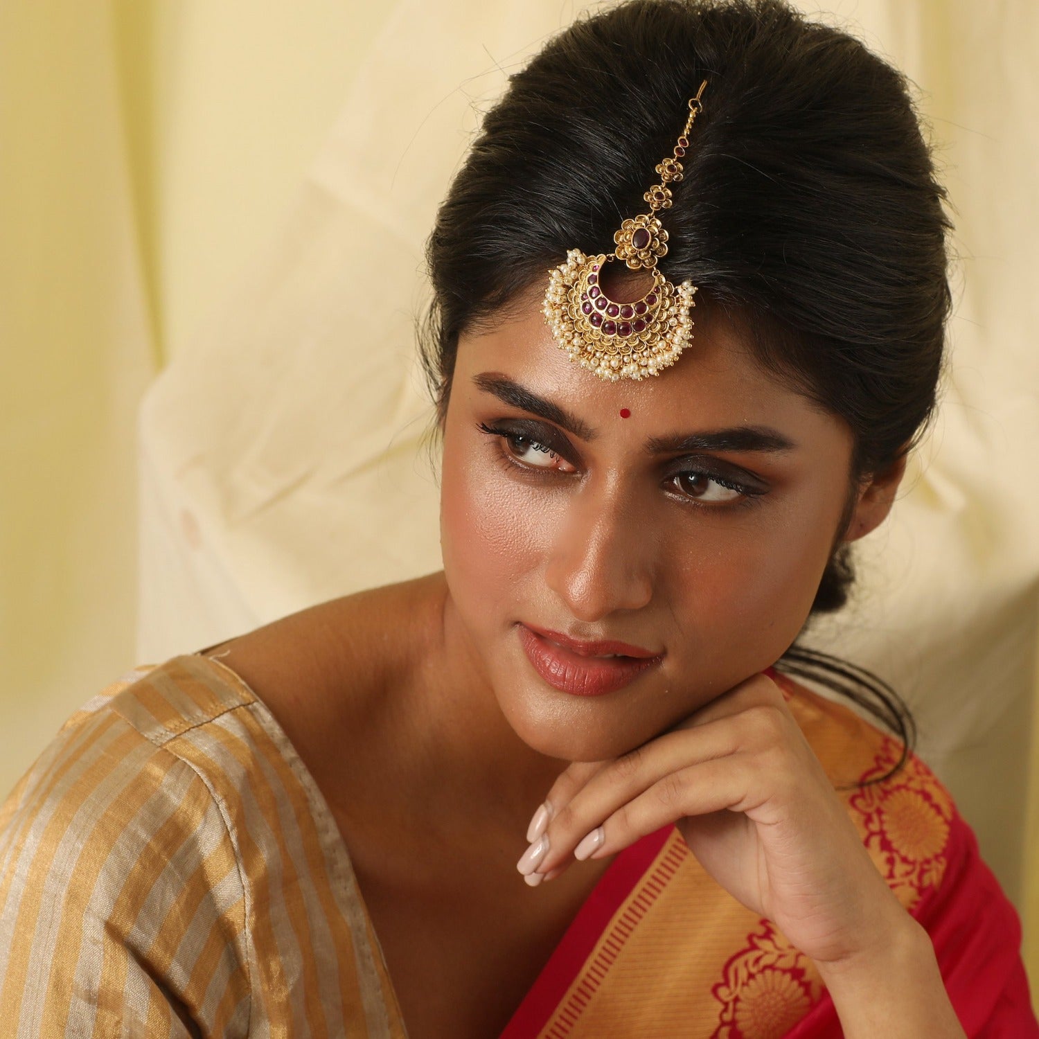 Buy Floryn Guttapusalu Antique Maang Tika Tarinika – Tarinika India