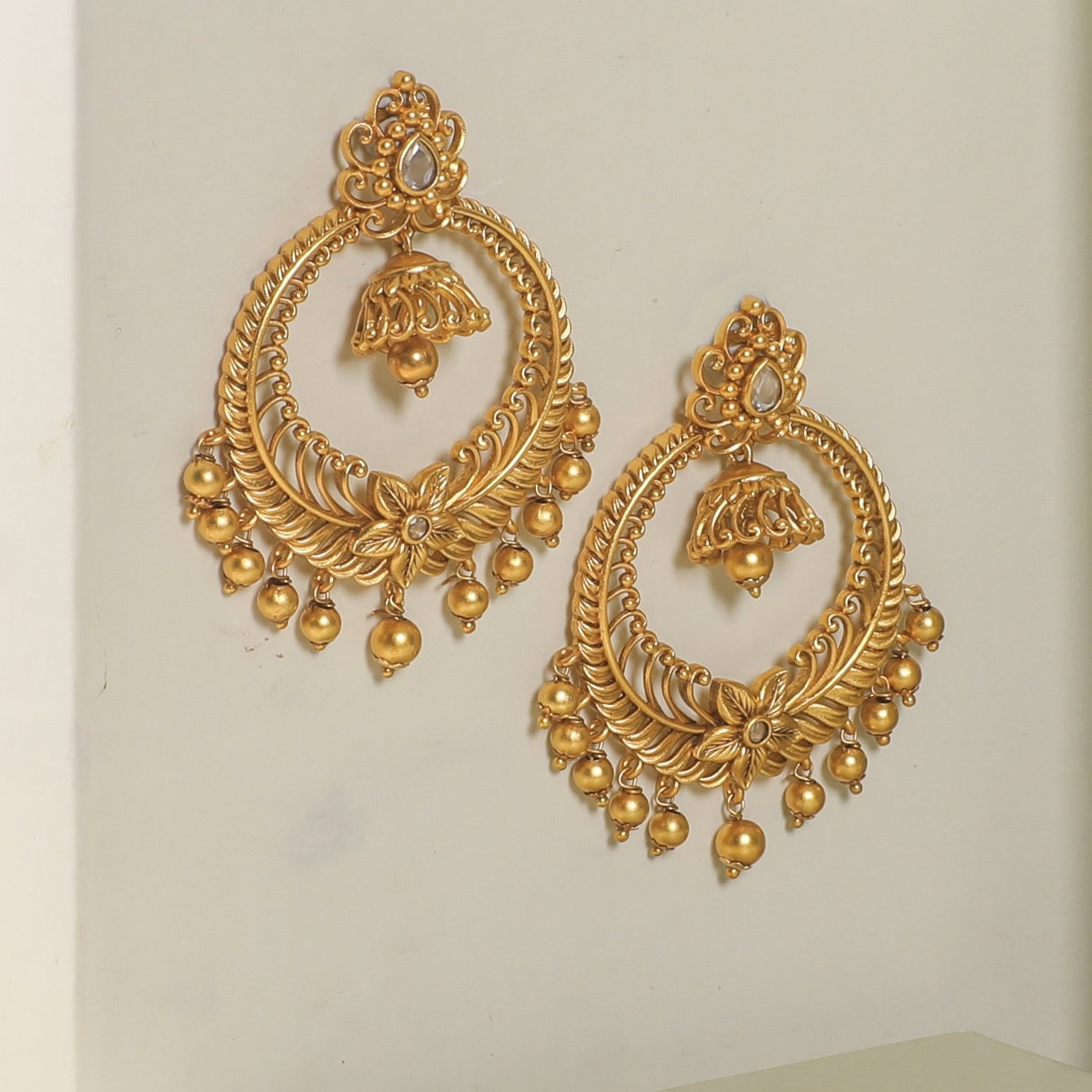 Update more than 124 latest gold chandbali earrings designs best