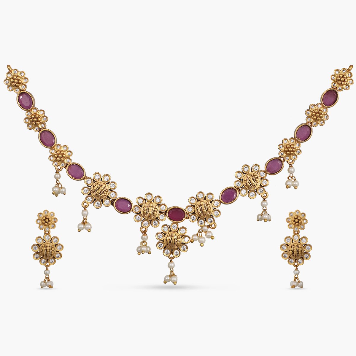 Nidra Antique Necklace Set