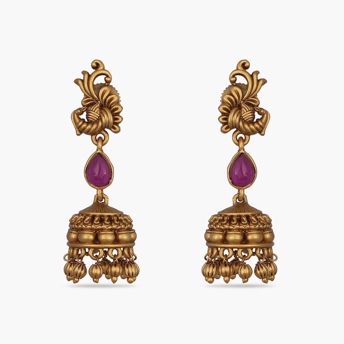 Antique Georgian Garnet Pearl Drop Earrings 18ct Gold Circa 1800 – Antique  Jewellery Online