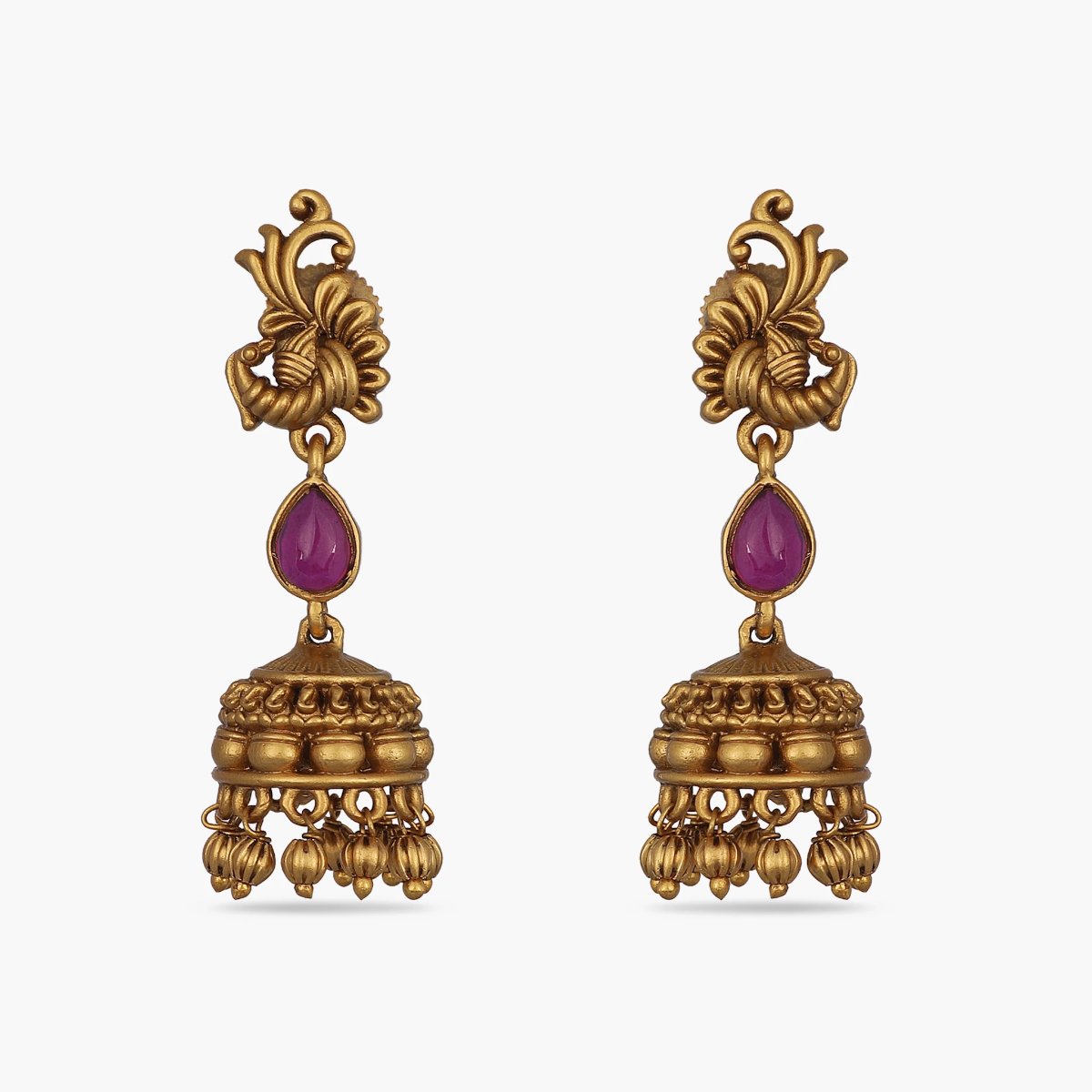 Mukta Antique Jhumka Earrrings