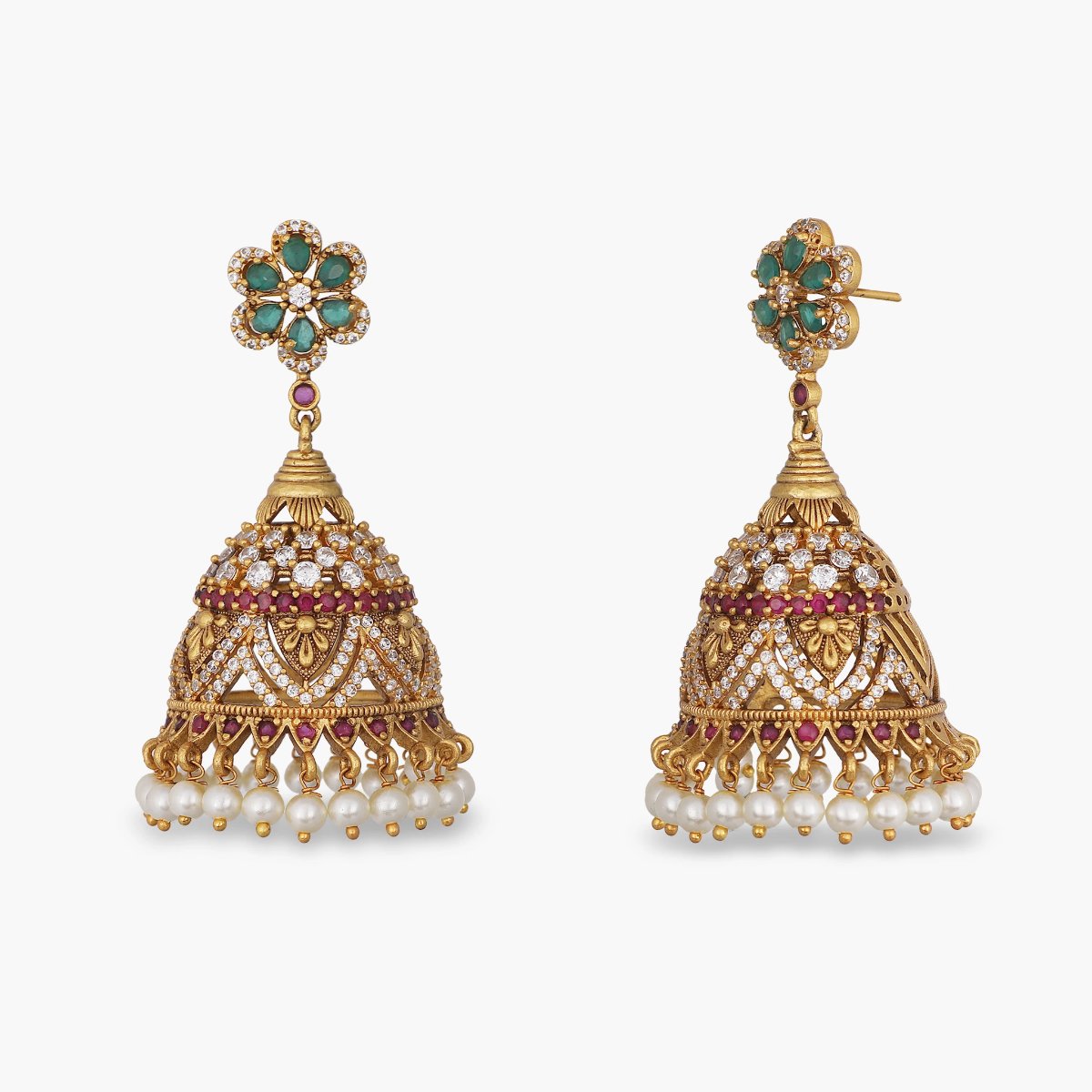 Vasana Antique Jhumka Earrings