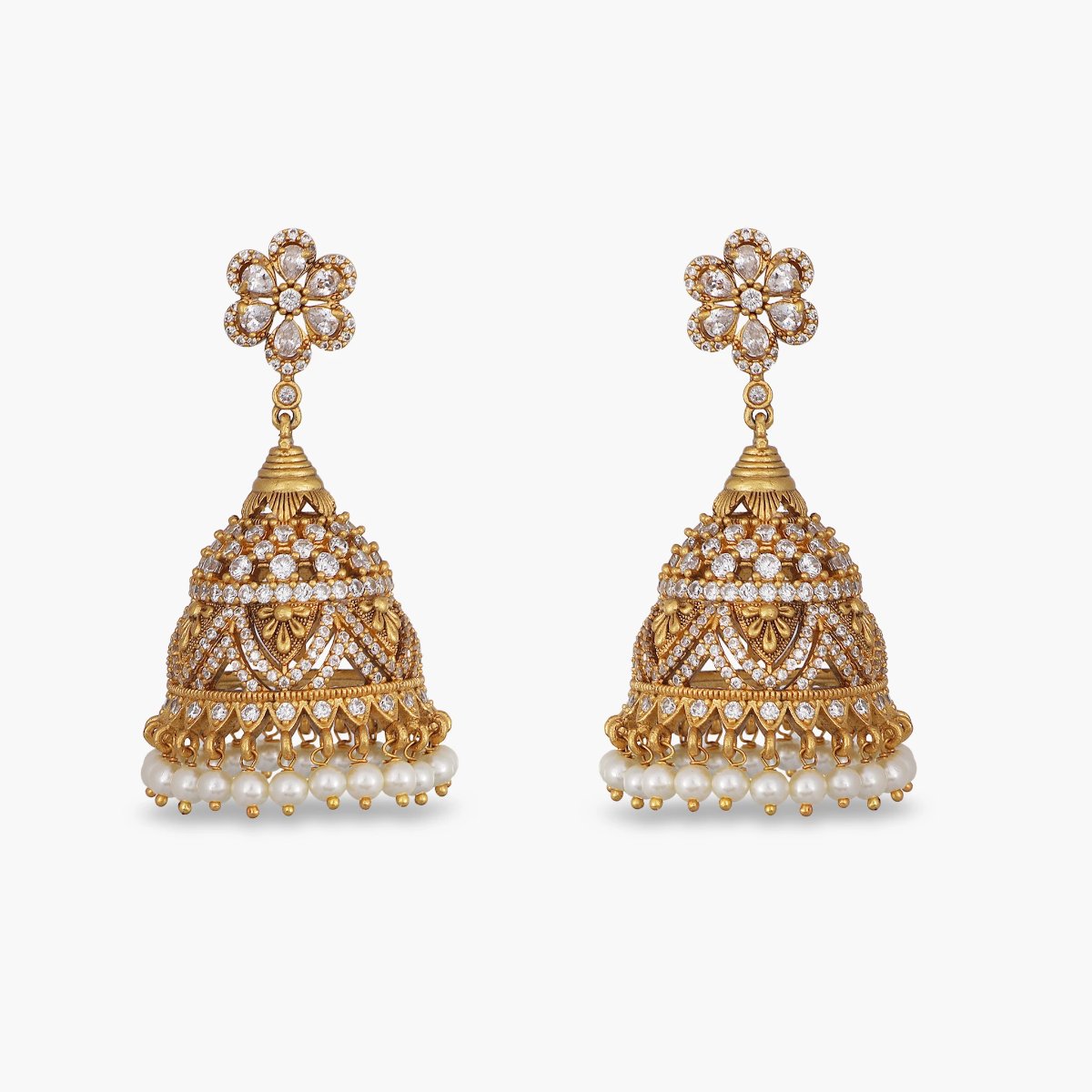 Vasana Antique Jhumka Earrings