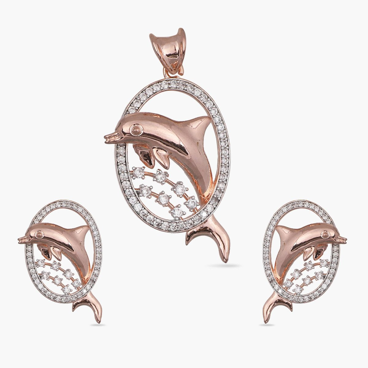 Evie Nakshatra CZ Pendant Set