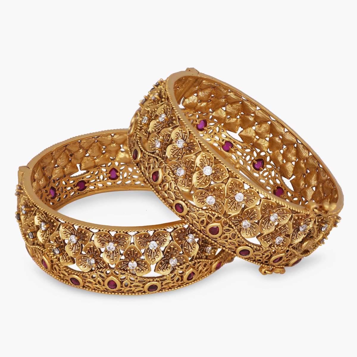 Haute-Boho Set of Ten Ethnic & Antique Bangle Bracelets - Ruby Lane