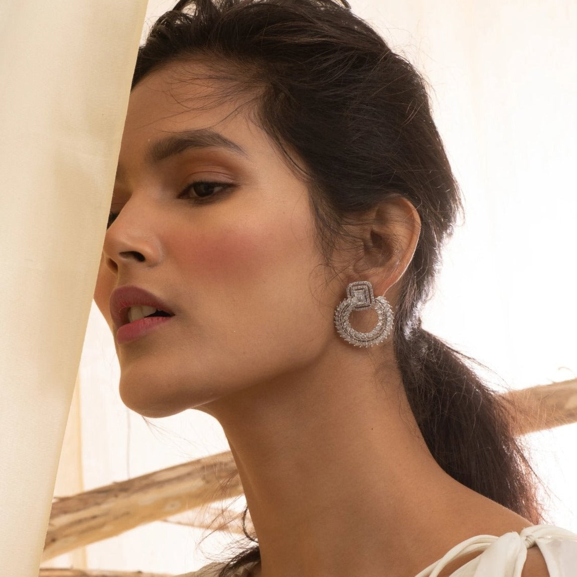 Sahima Nakshatra CZ Earrings