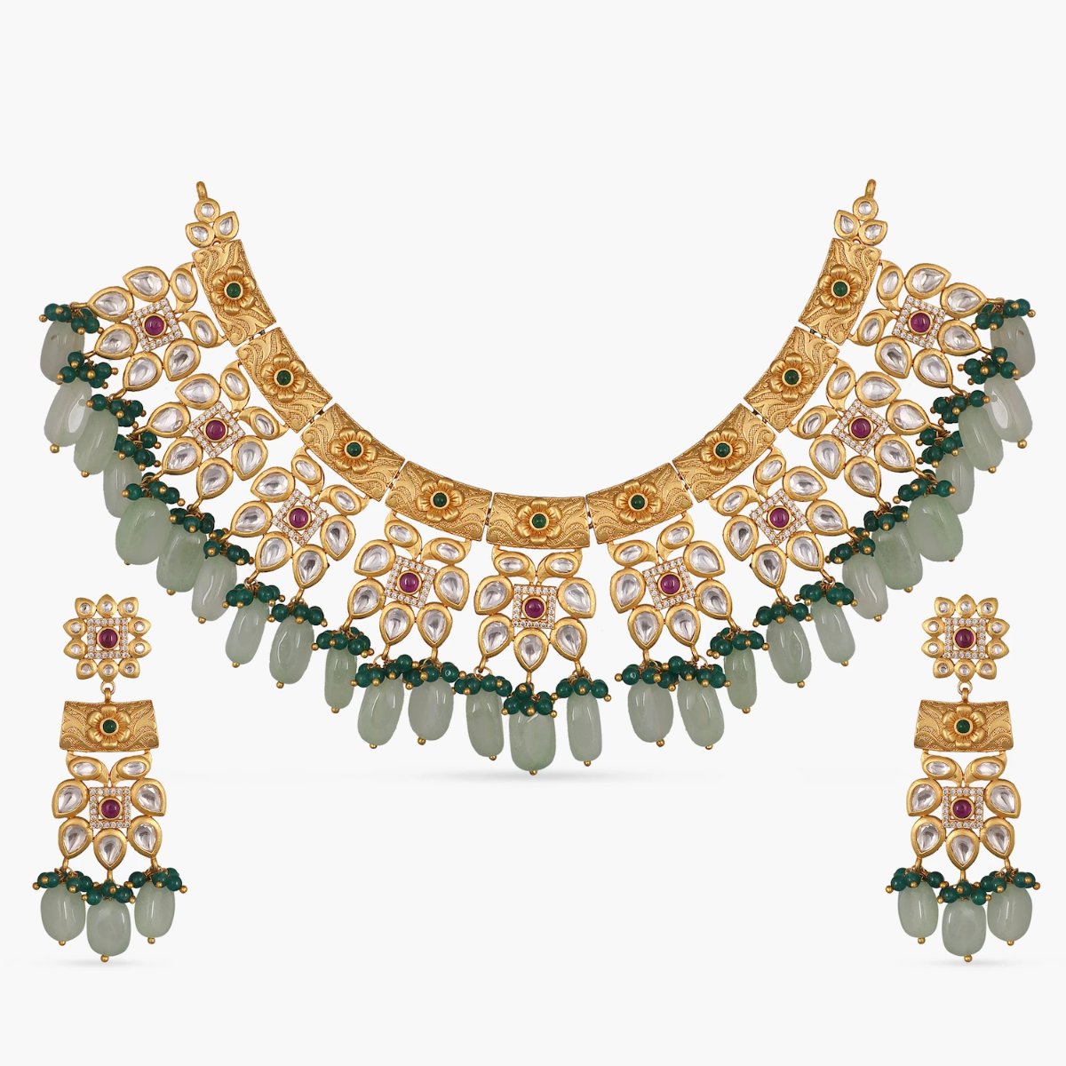 Bhamini Kundan Necklace Set