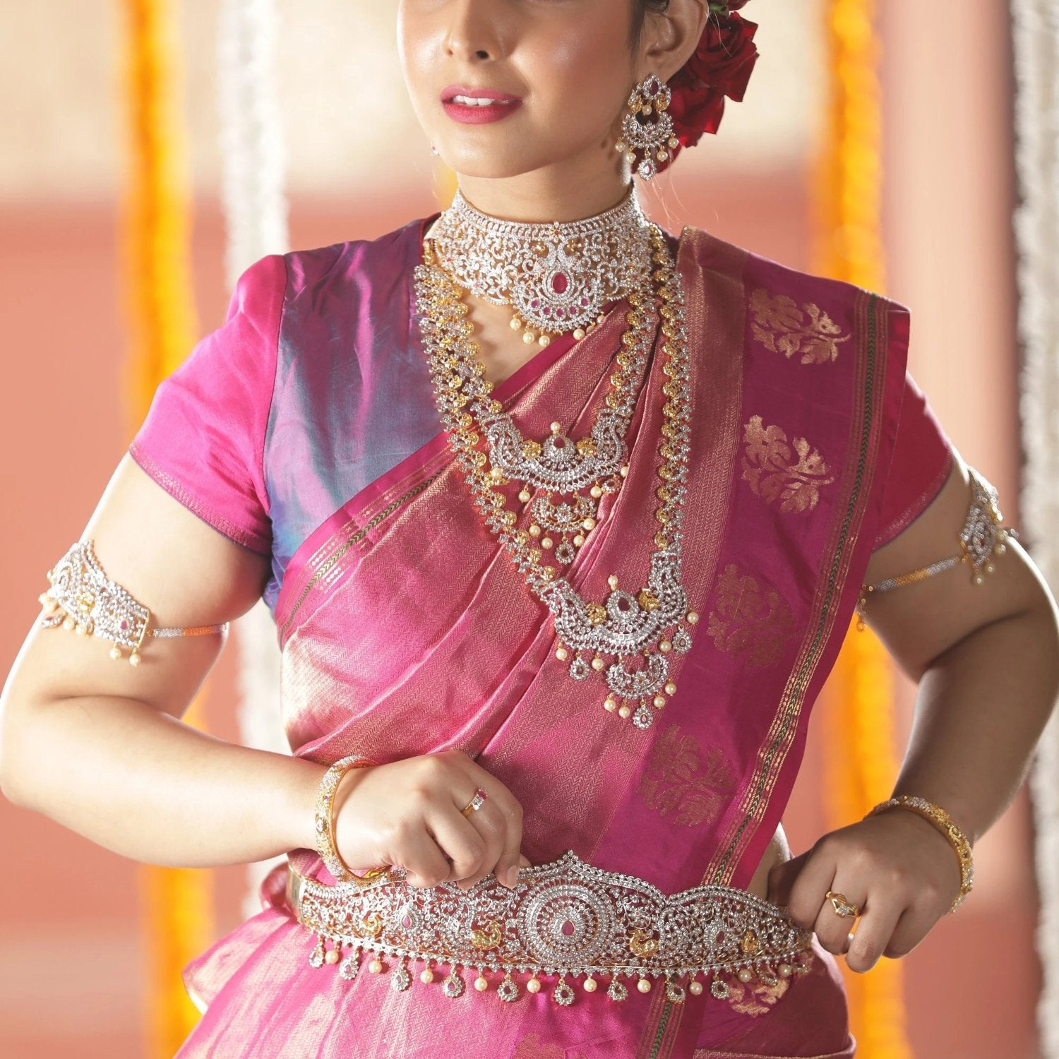 Buy Vibha Nakshatra CZ Bridal Set Online
