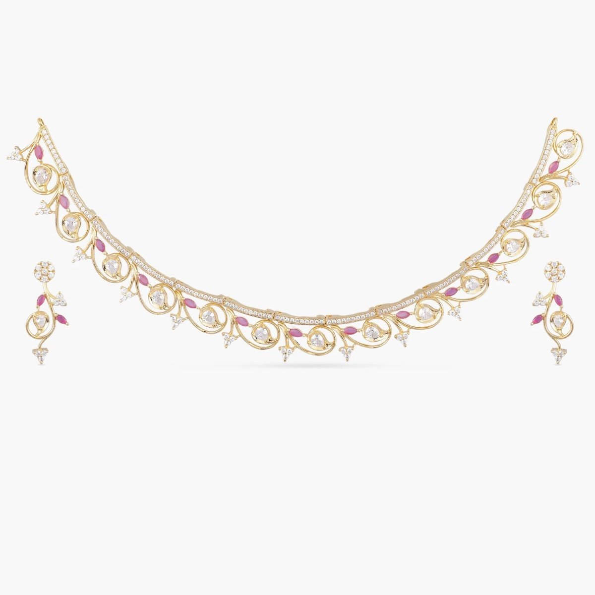 Kalini Nakshatra CZ Necklace Set