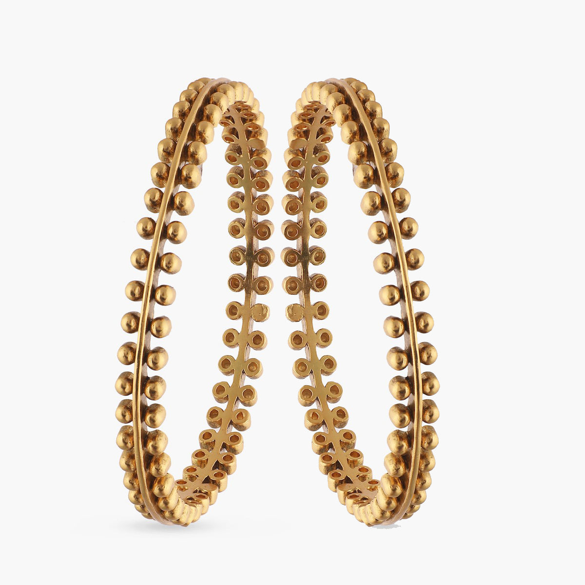 Althaia Antique Gold-Plated Tribal Bangles