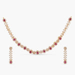Uri Delicate CZ Necklace Set