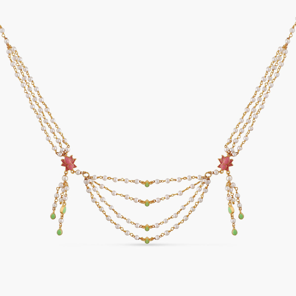 Jalaja Multi Layered Pearl Necklace