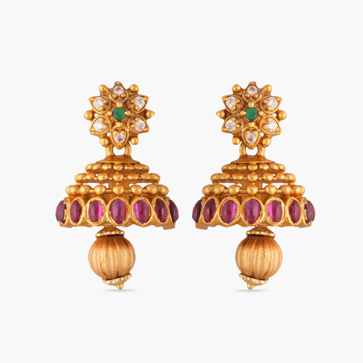 Kusum Antique Jhumka Earrings